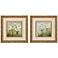 Study in White 22" Square 2-Piece Print Wall Art Set