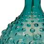 Stylecraft 20" Coastal Blue Textured Glass Table Lamp