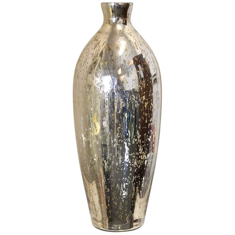 Image 1 StyleCraft 20" High Champagne Antique Glass Vase