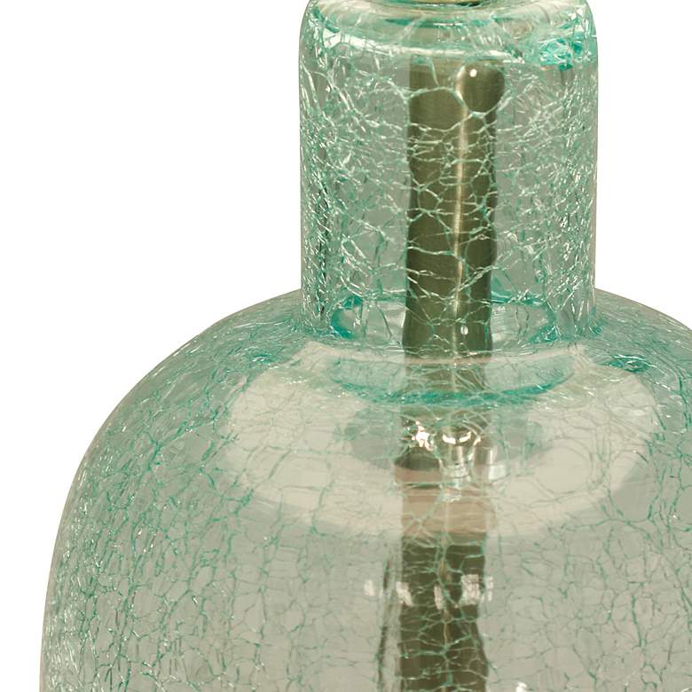 Image 3 Stylecraft 20" High Green Glass Accent Table Lamp more views