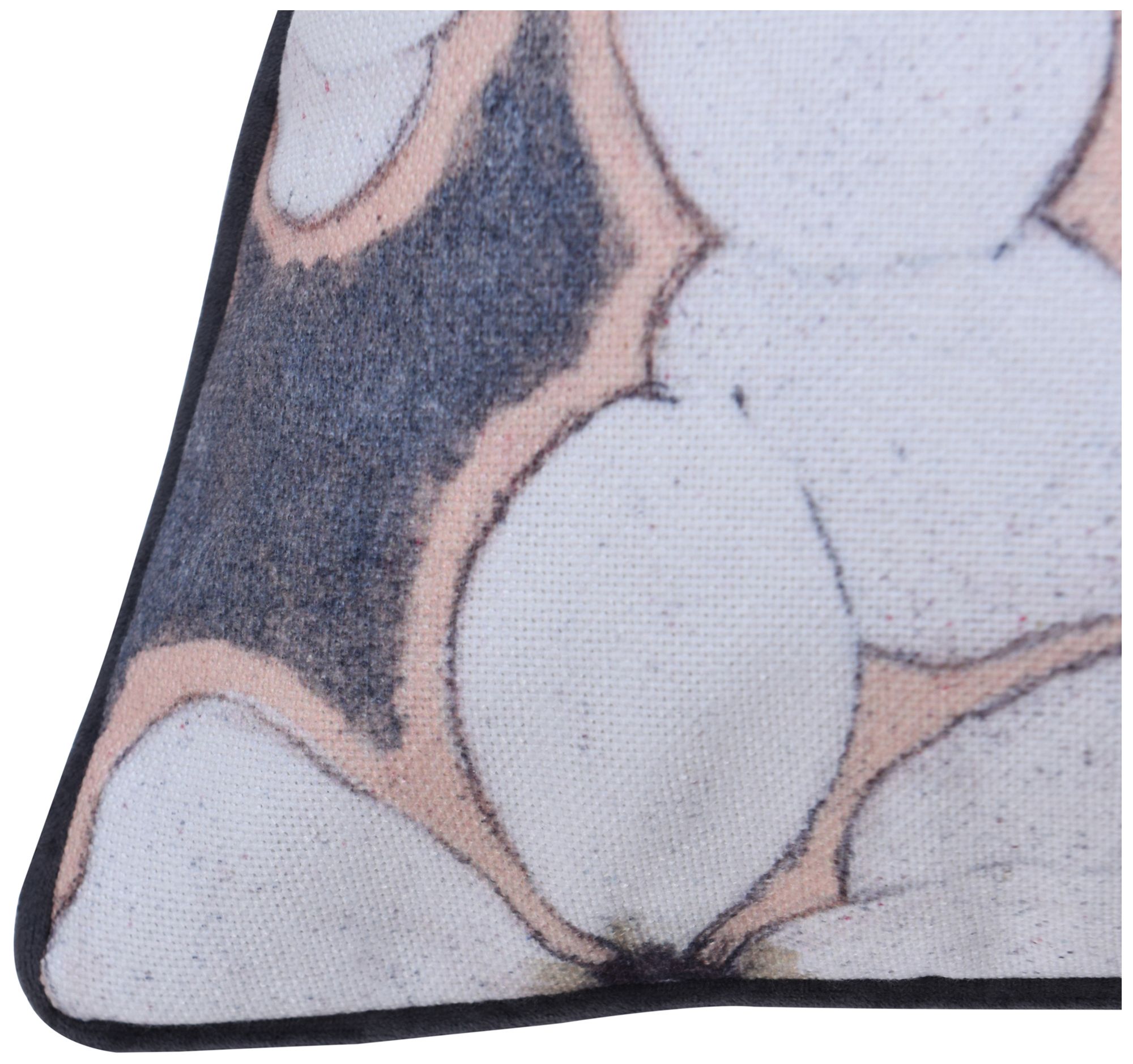 Image 6 StyleCraft 24 x 6 Gray Pillow more views