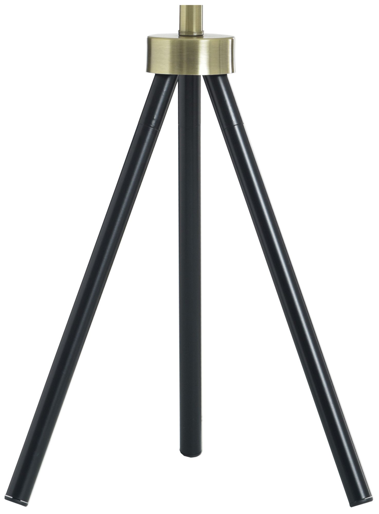 Image 4 StyleCraft 25.5" High Werth Gold & Black Table Lamp with White Shade more views