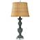StyleCraft 28.5" High Dark Baltic Table Lamp w/ Bamboo Wicker Shade