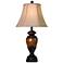 Stylecraft 28 1/2" High Faux Brown Marble Traditional Table Lamp