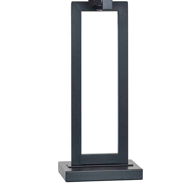 Image 3 StyleCraft 29.5"H Tabby Black Contemporary Table Lamp w/ Beige Shade more views