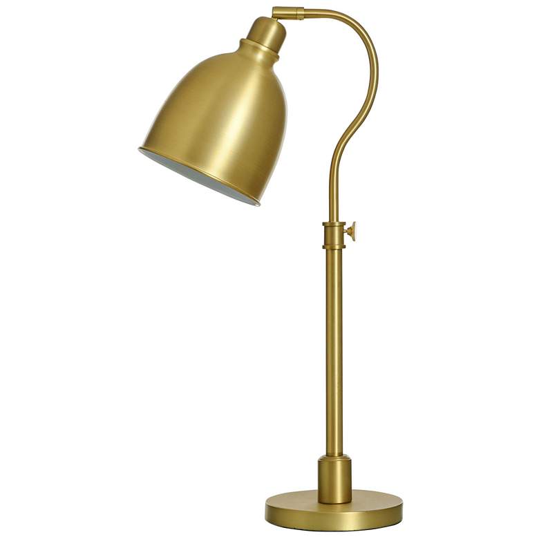 Image 1 StyleCraft 29" High Satin Brass Metal Table Lamp
