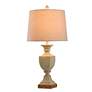 2_Stylecraft 30 1/2" Antique Weathered Blue-Gray Traditional Table Lamp more views