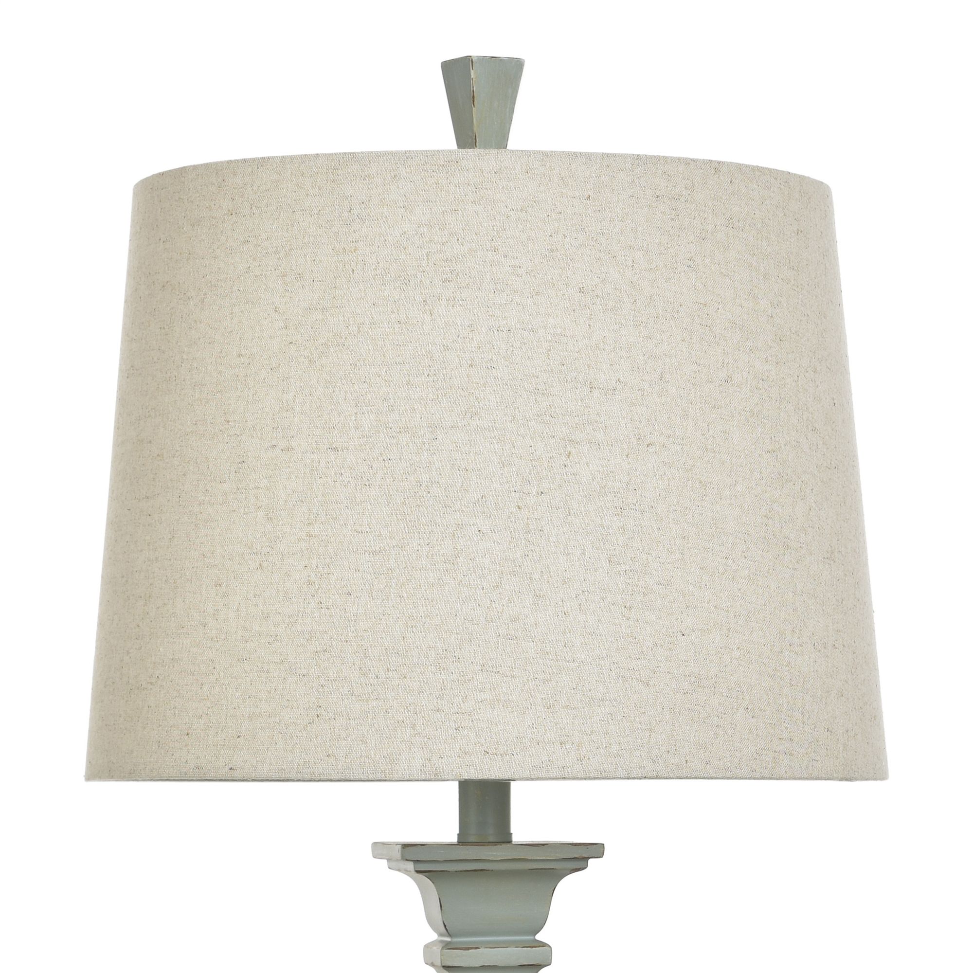 Image 5 Stylecraft 30 1/2" Antique Weathered Blue-Gray Traditional Table Lamp more views