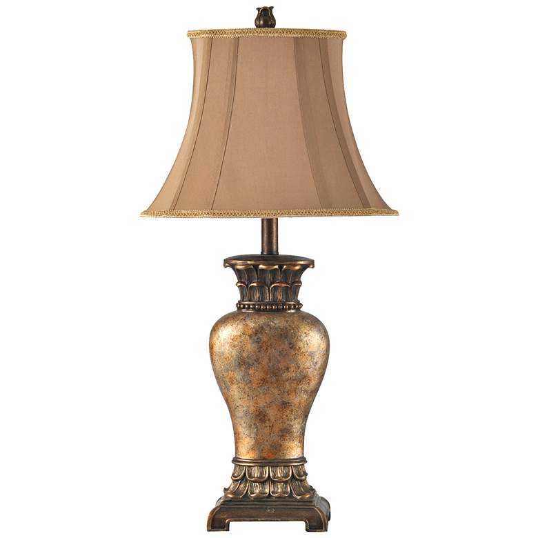 Image 2 Stylecraft 30 inch High Brown and Bronze Traditional Table Lamp