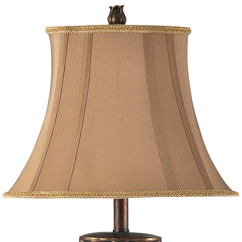 Image 3 Stylecraft 30 inch High Brown and Bronze Traditional Table Lamp more views