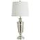 Stylecraft 30" High Polished Nickel Steel Urn Table Lamp