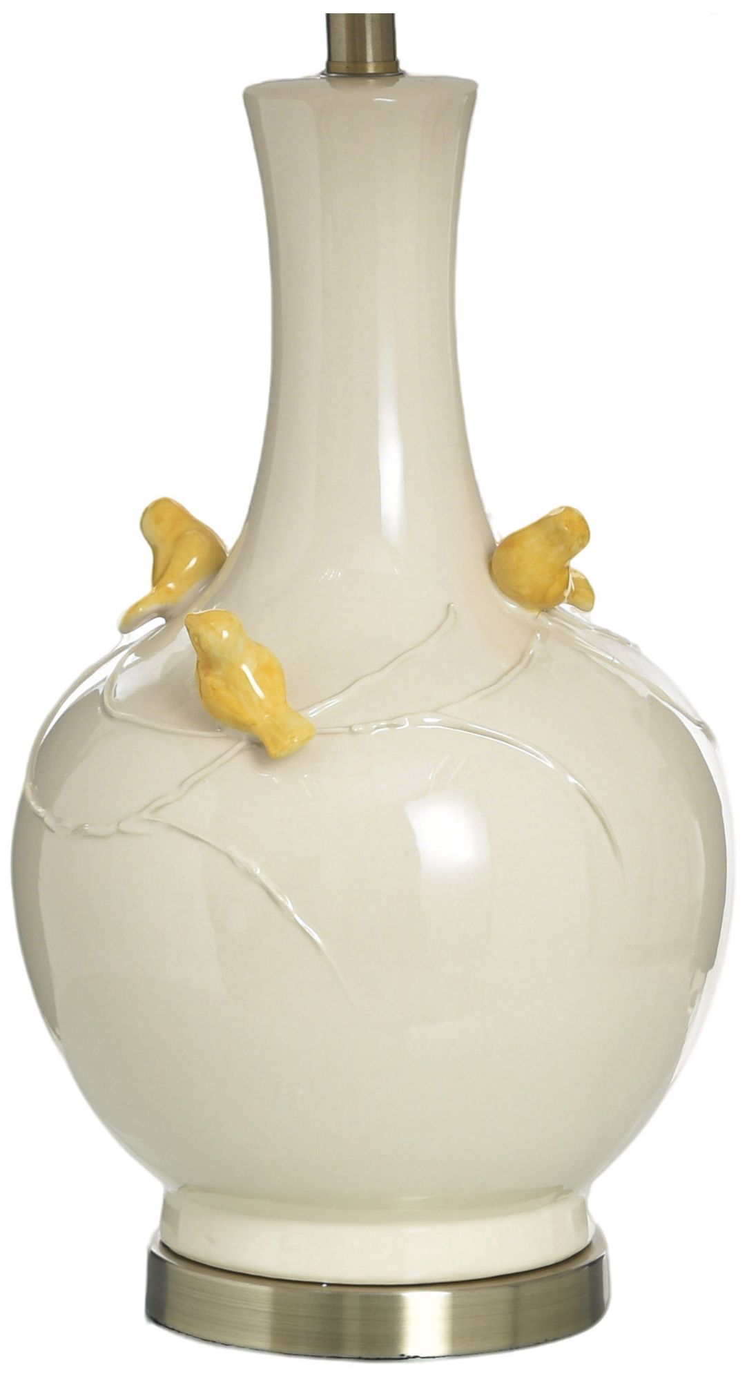 Image 3 StyleCraft 31.5" High Solin Cream & Yellow Table Lamp with White Shade more views