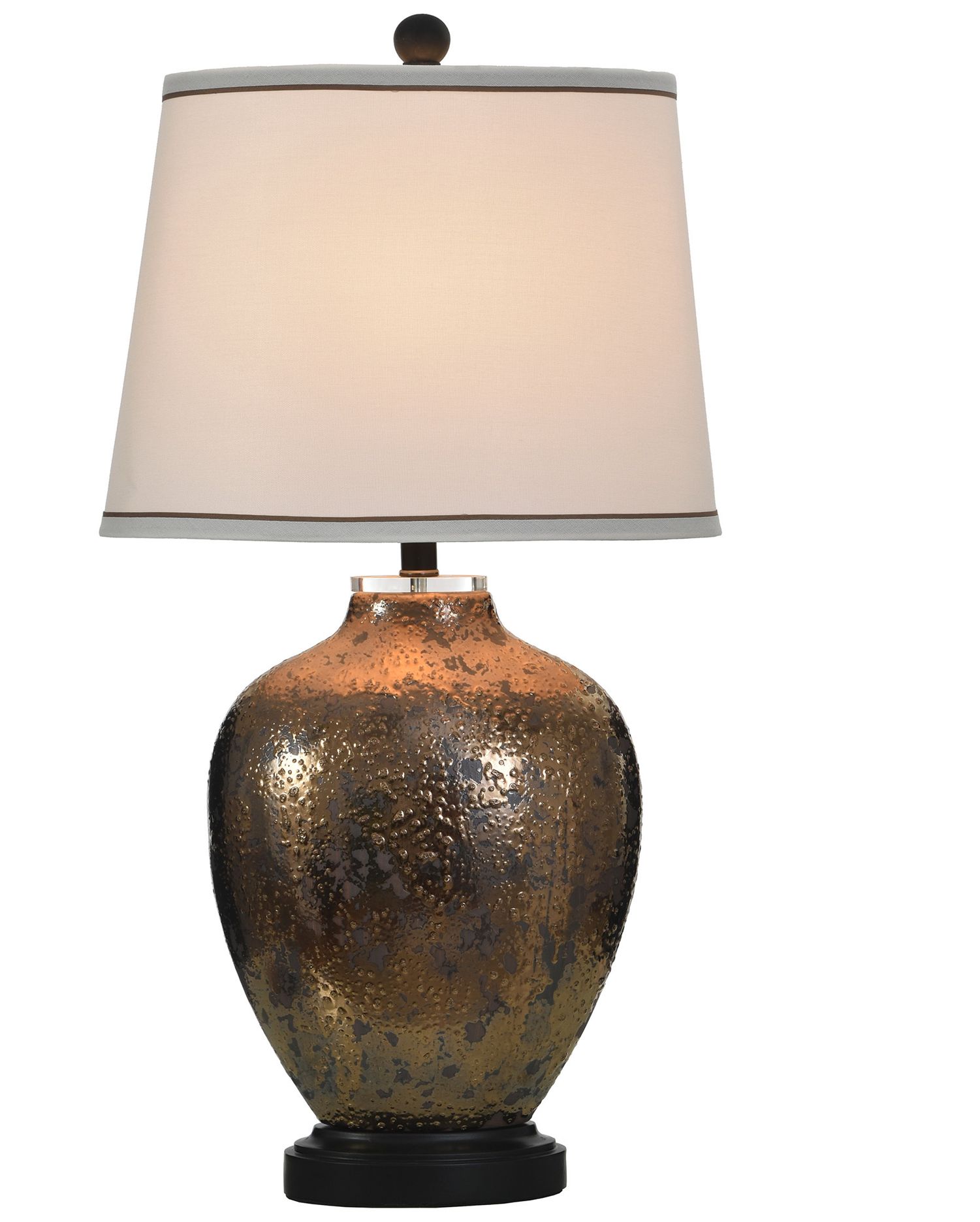 Image 3 StyleCraft 31.5" High Valley Bronze Table Lamp with White Shade more views