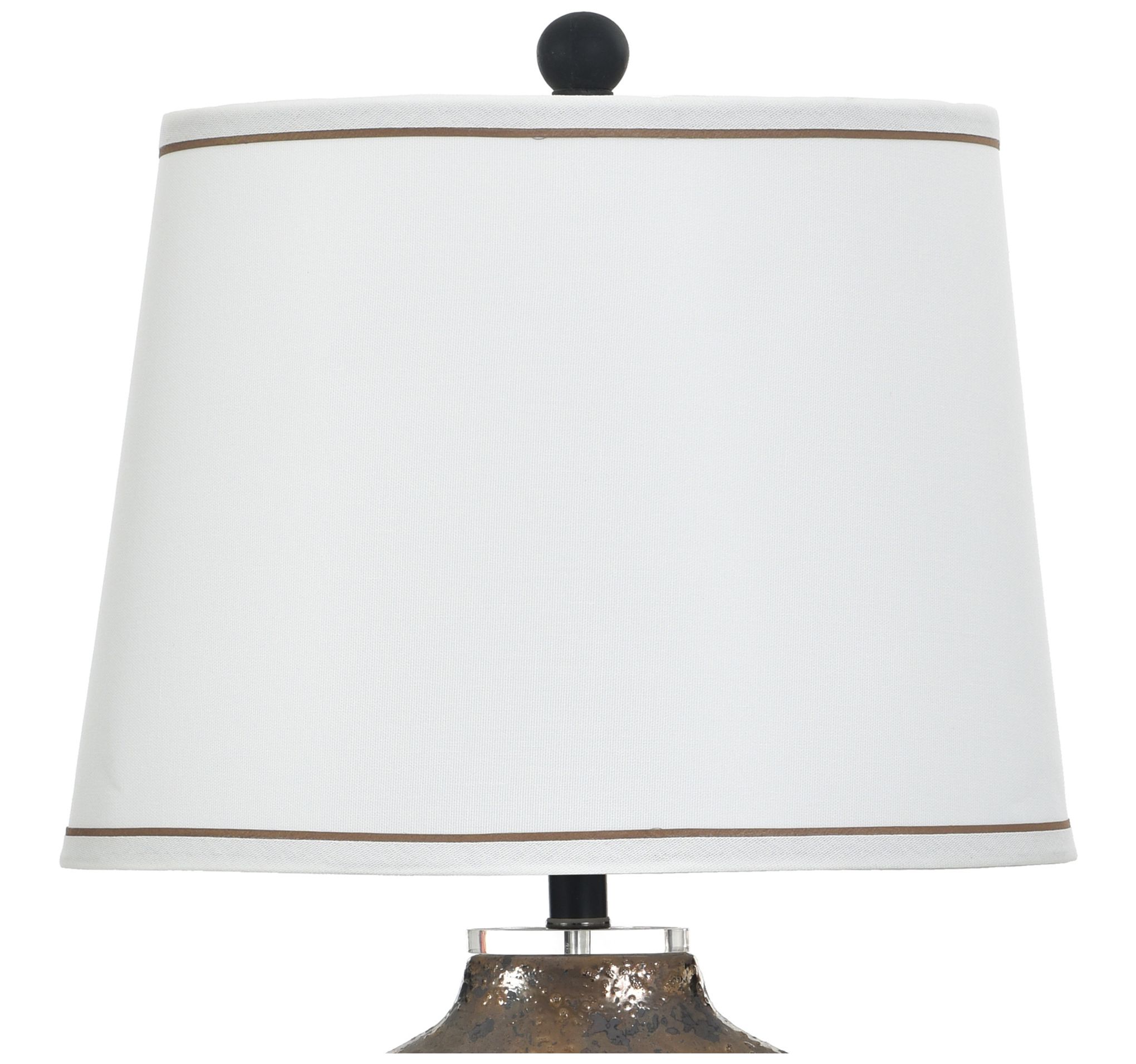Image 6 StyleCraft 31.5" High Valley Bronze Table Lamp with White Shade more views