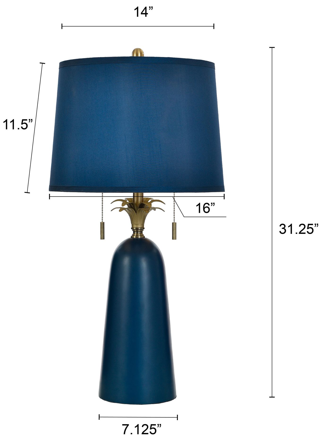 Image 7 StyleCraft 31.5" High Latilly Blue Table Lamp with Blue Shade more views