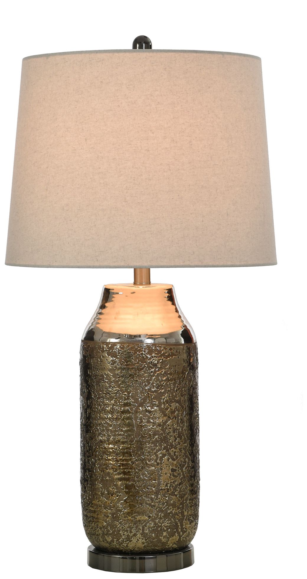 Image 3 StyleCraft 31" High Kochi Bronze Table Lamp with White Shade more views