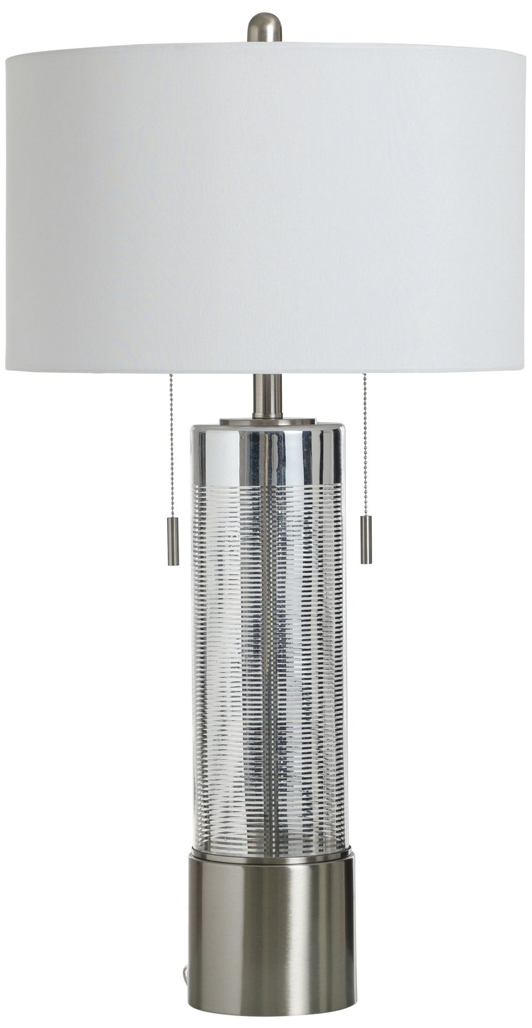 StyleCraft 31" High Morienval Table Lamp with White Shade