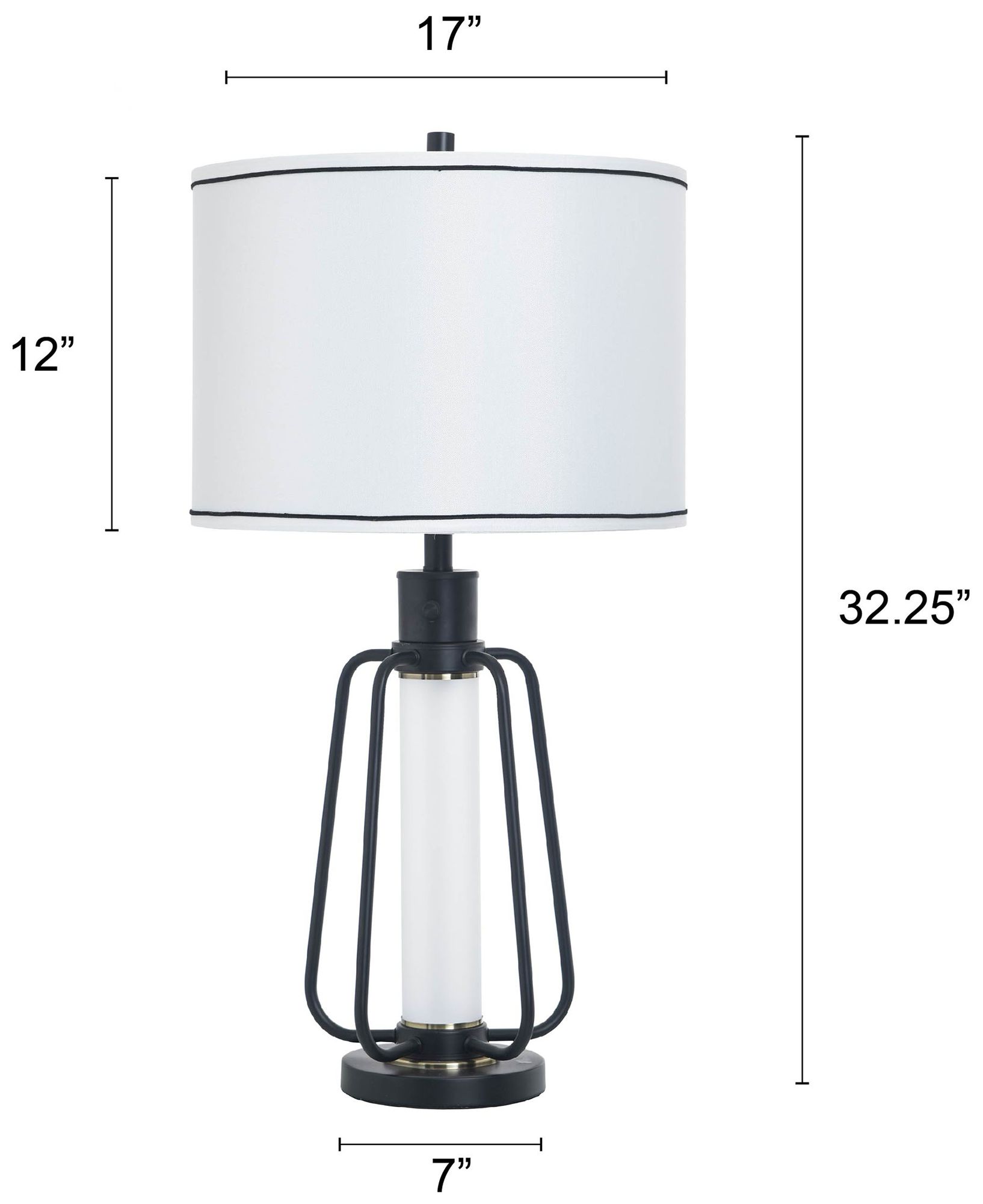 Image 7 StyleCraft 32.5" High Breny Table Lamp with White Shade more views