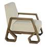 2_StyleCraft 32.5" High Off White Wash Wood Arm Chair more views