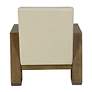 3_StyleCraft 32.5" High Off White Wash Wood Arm Chair more views
