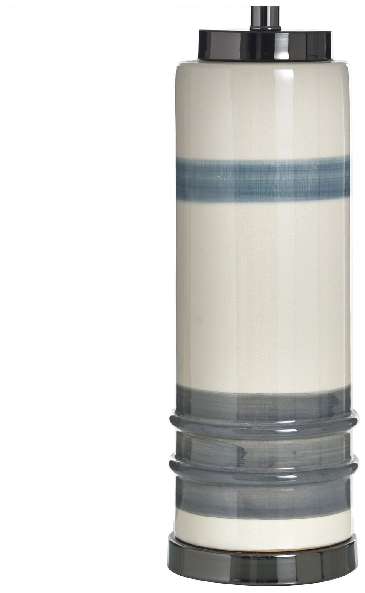 Image 3 StyleCraft 32" High Labin Blue Table Lamp with White Shade more views