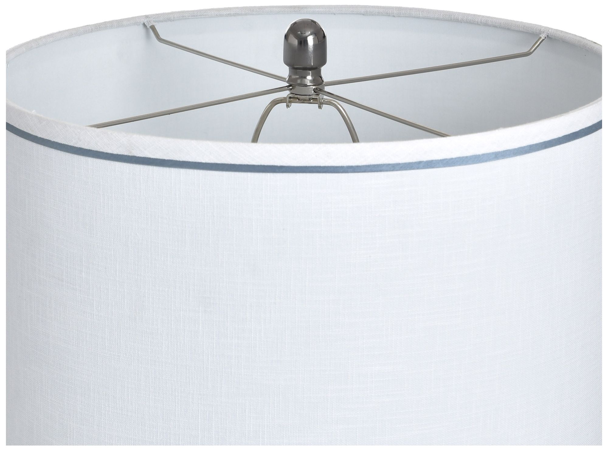 Image 5 StyleCraft 32" High Labin Blue Table Lamp with White Shade more views