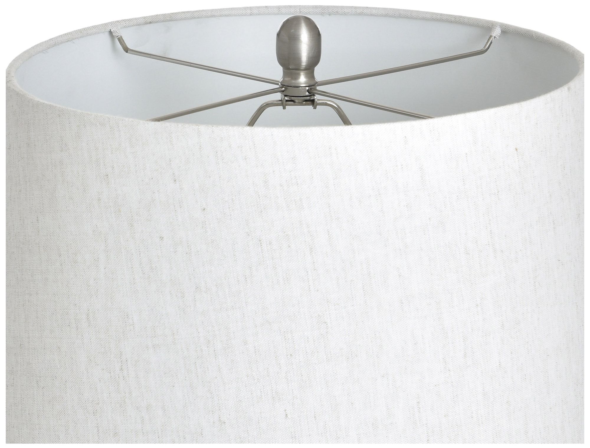 Image 5 StyleCraft 32" High Rogan Grey Table Lamp with White Shade more views