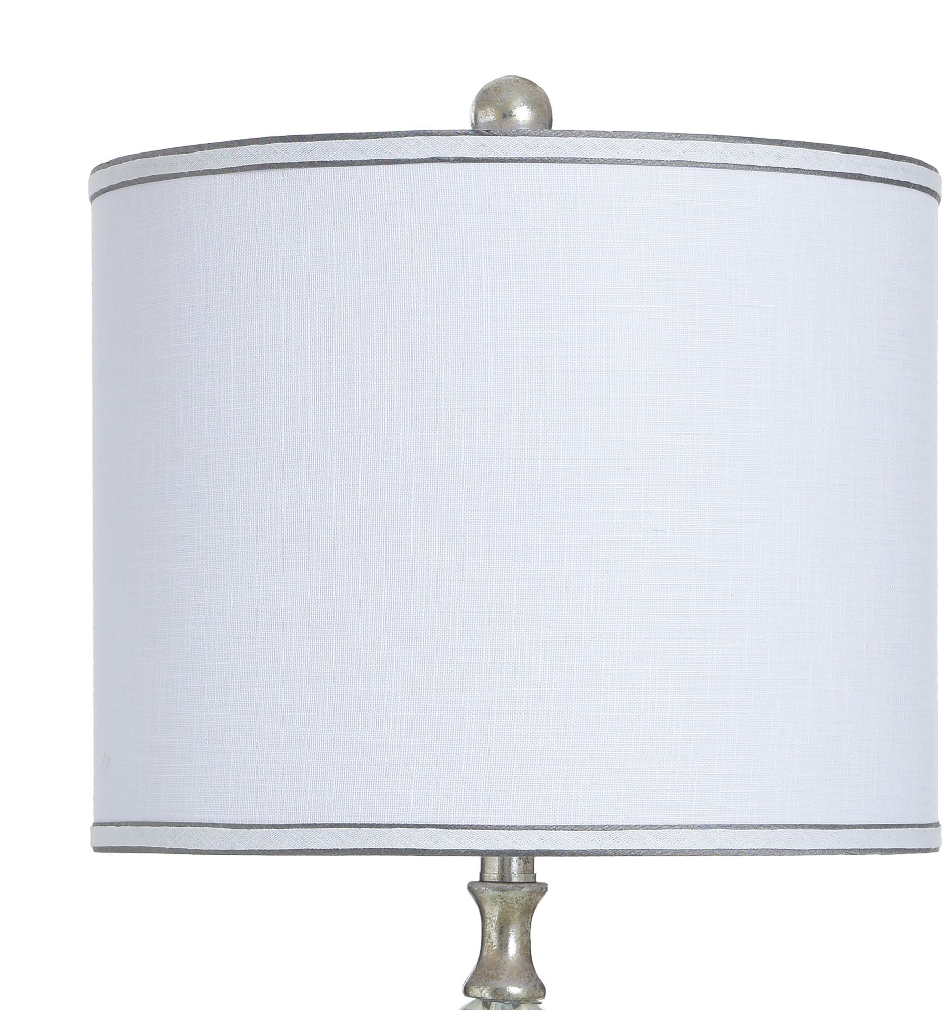 Image 5 StyleCraft 32" High Samobor Silver Table Lamp with White Shade more views