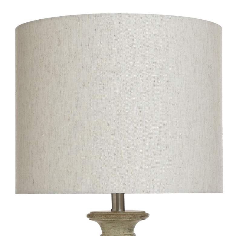 Image 3 StyleCraft 32"H Malta Cream Traditional Table Lamp With Oatmeal Shade more views