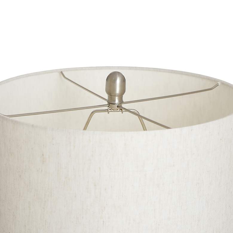 Image 5 StyleCraft 32"H Malta Cream Traditional Table Lamp With Oatmeal Shade more views