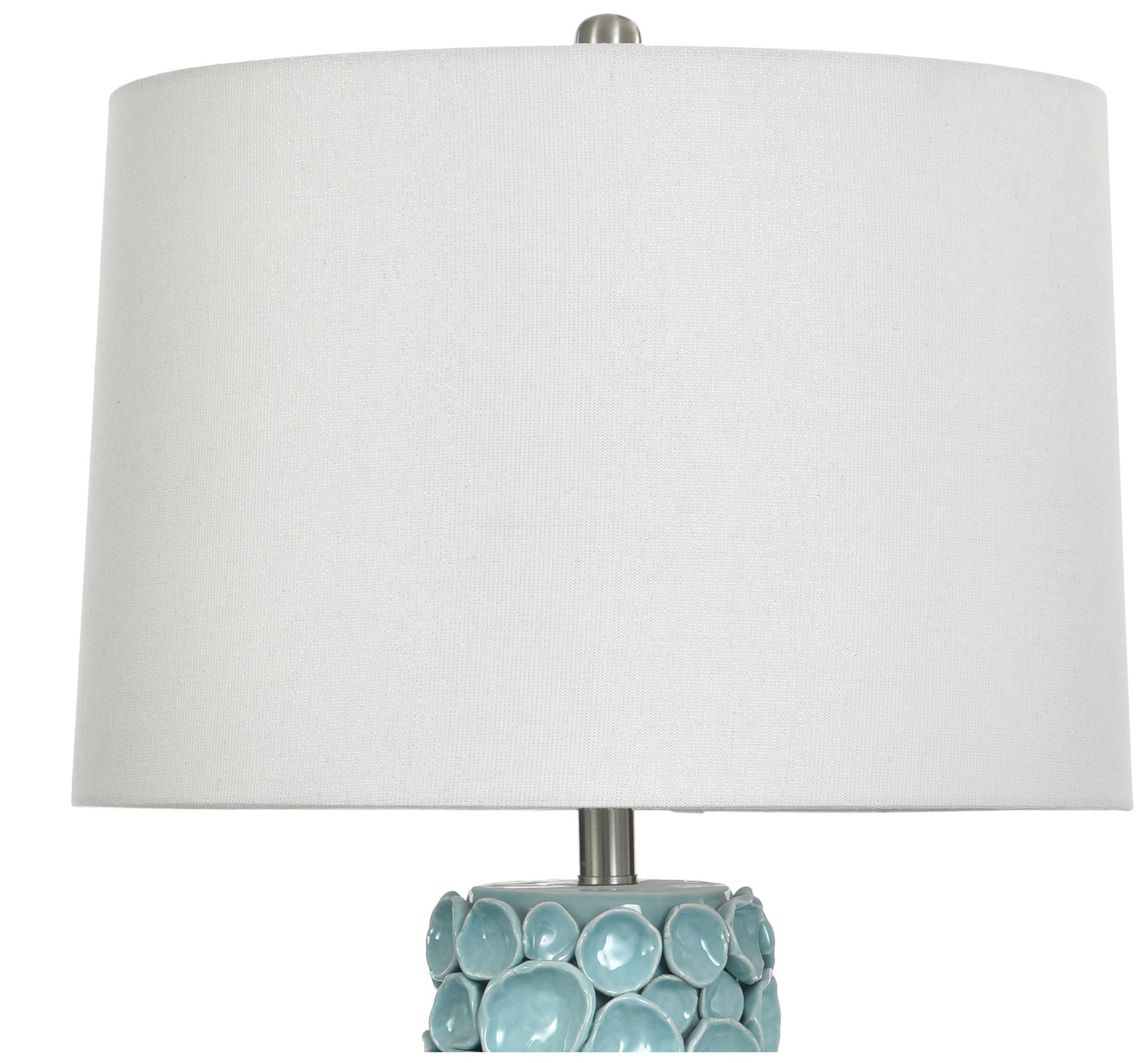 Image 5 StyleCraft 33.5" High Naha Blue Table Lamp with White Shade more views