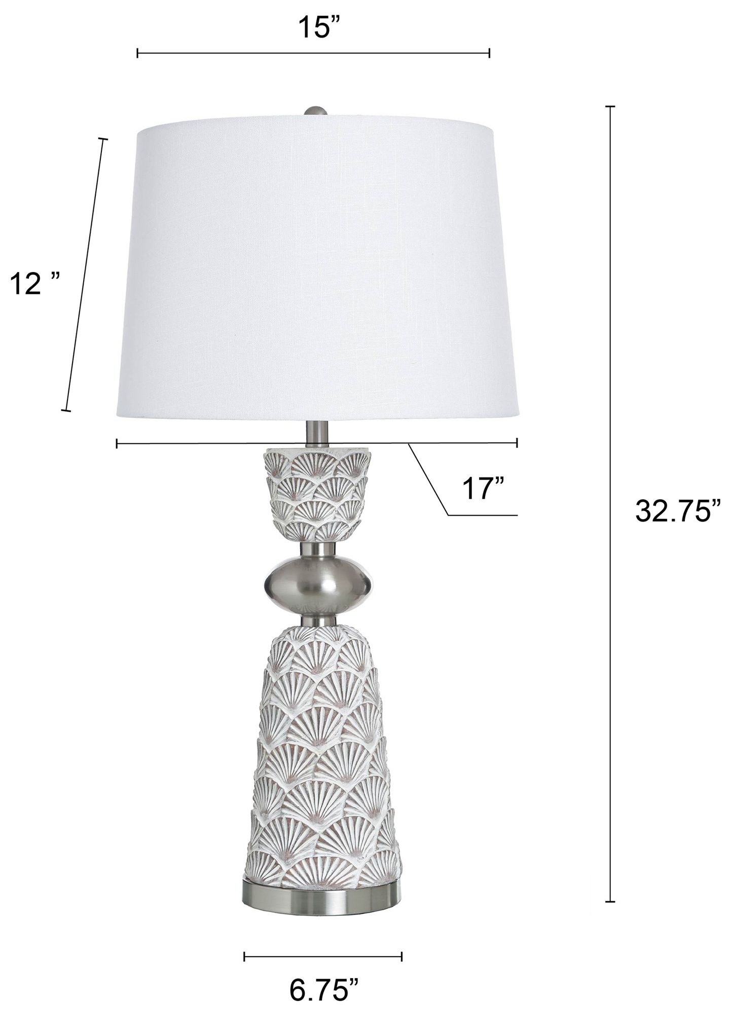 Image 7 StyleCraft 33.5" High Saponay Table Lamp with Beige Shade more views