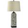 StyleCraft 33" High Storm Grey Table Lamp With Sand Shade