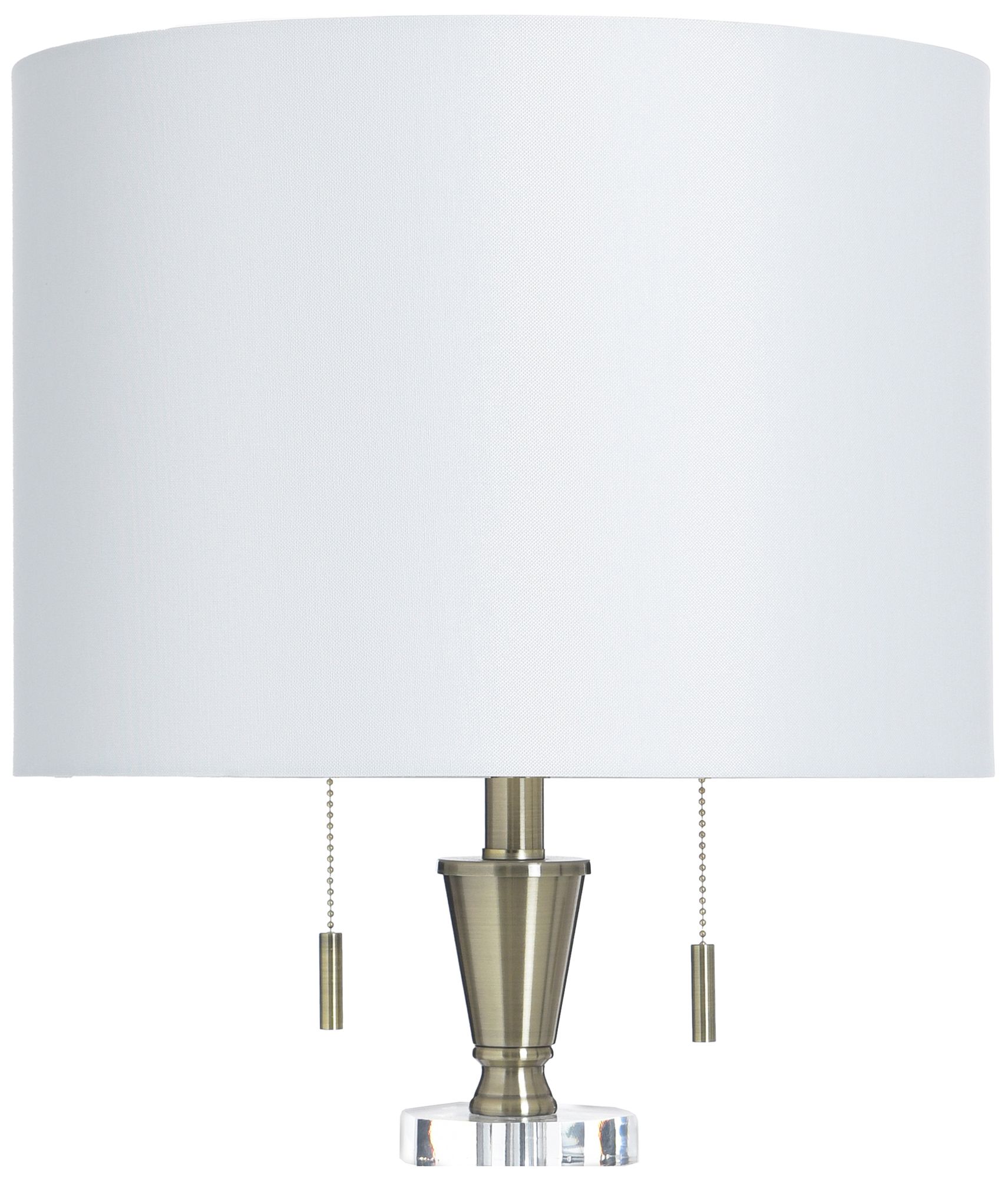 Image 5 StyleCraft 35.5" High Larson Gold & Black Table Lamp with White Shade more views