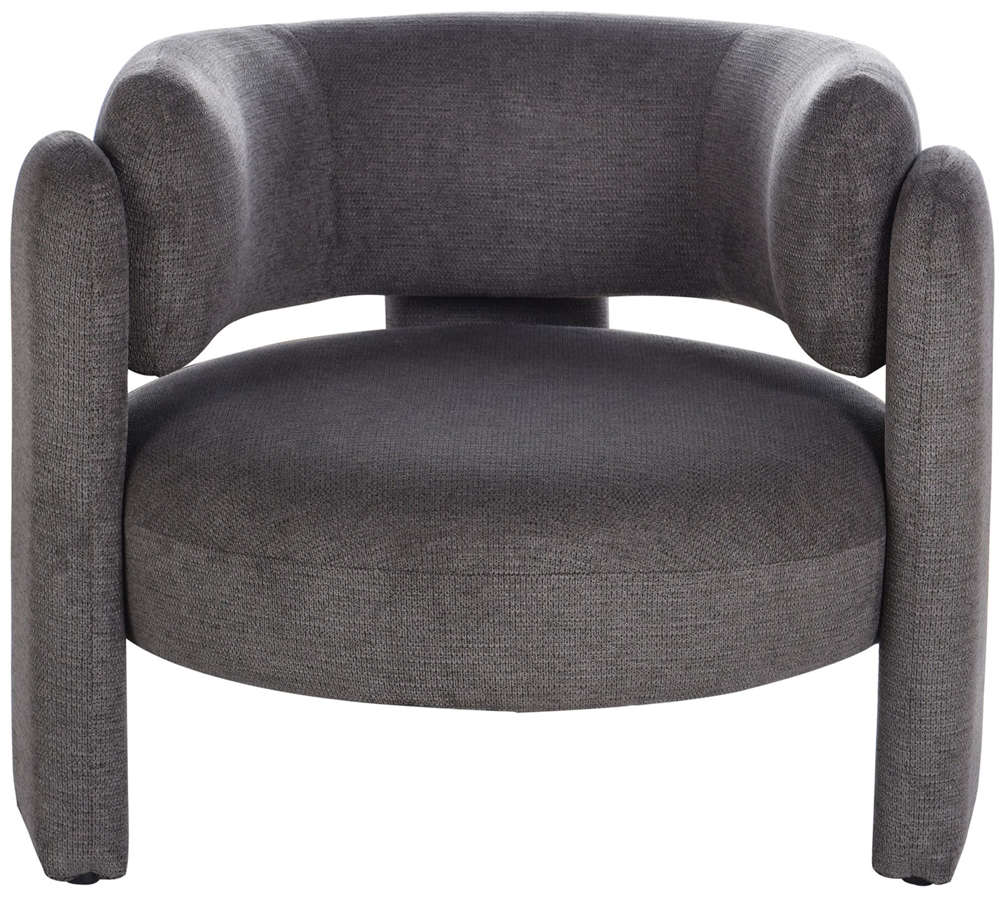 Image 2 StyleCraft 35 x 29 Charcoal Grey Accent Chair