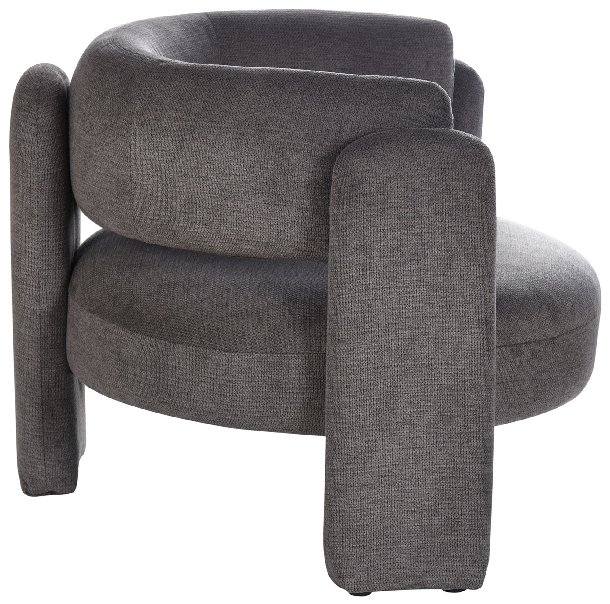 Image 4 StyleCraft 35 x 29 Charcoal Grey Accent Chair more views