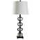 Stylecraft 36" High Benzo Silver Finish Tall Table Lamp