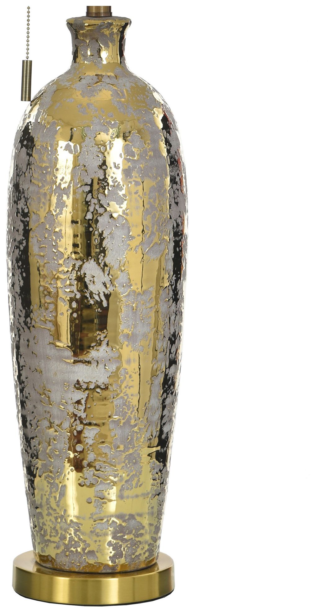 Image 4 StyleCraft 37" High Merken Gold Table Lamp with White Shade more views