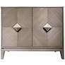 1_StyleCraft 39" Wide Dove Grey Diamond Two Door Pulls Cabinet
