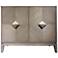 StyleCraft 39" Wide Dove Grey Diamond Two Door Pulls Cabinet