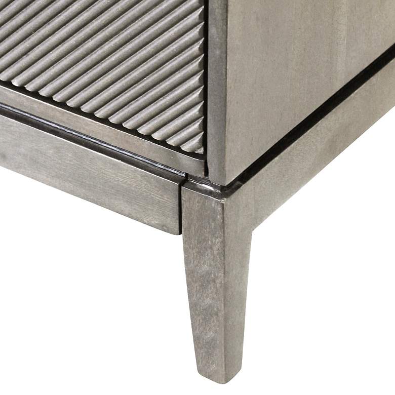 Image 3 StyleCraft 39" Wide Dove Grey Diamond Two Door Pulls Cabinet more views