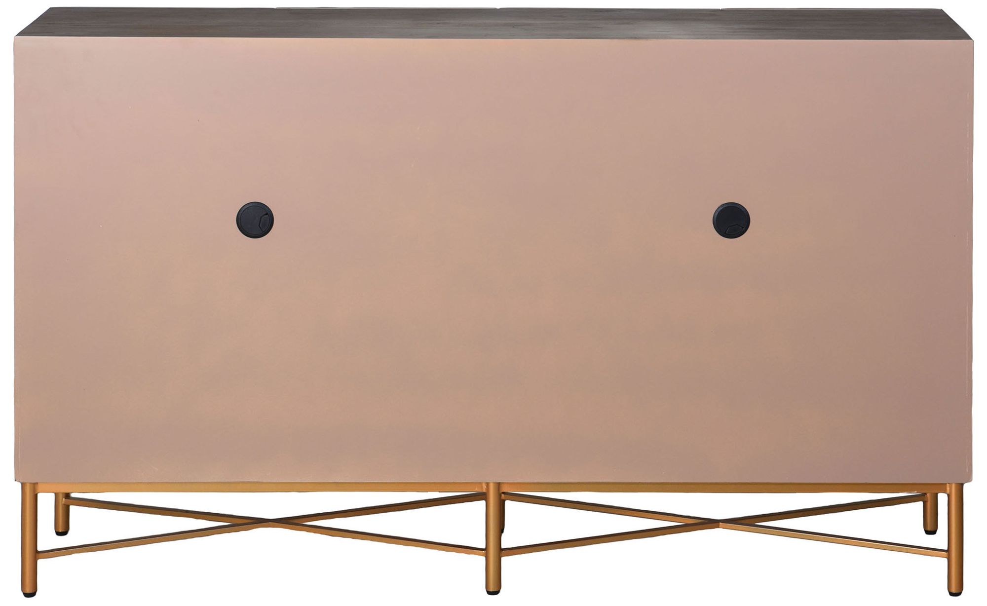 Image 7 StyleCraft 60 x 36 Dark Natural, Gold Cabinet more views