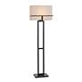 2_StyleCraft 61.5"H Tabby Black Floor Lamp w/ Beige Shade more views