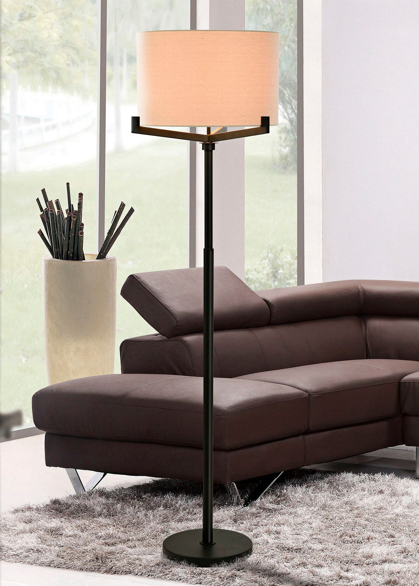 Industrial modern floor fashion lamp