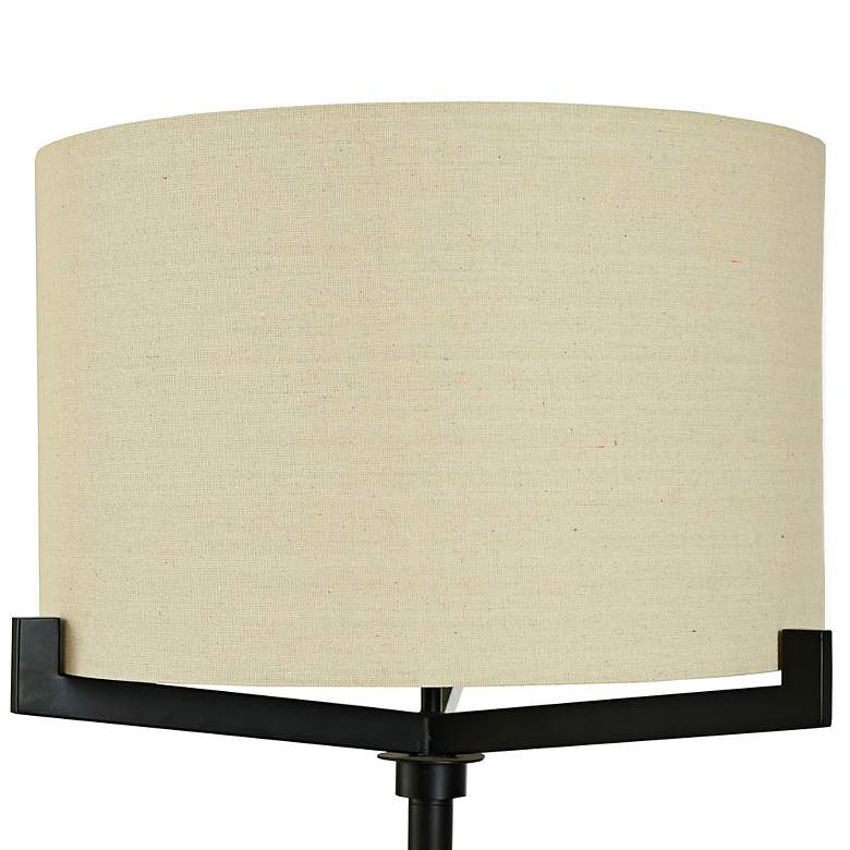 Image 7 Stylecraft 63" High Brushed Black Industrial Modern Floor Lamp more views