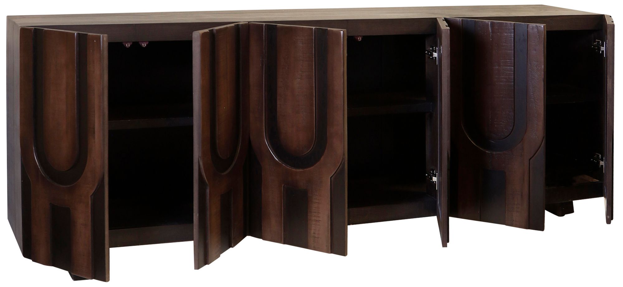 Image 2 StyleCraft 84 x 32 Brown Console more views