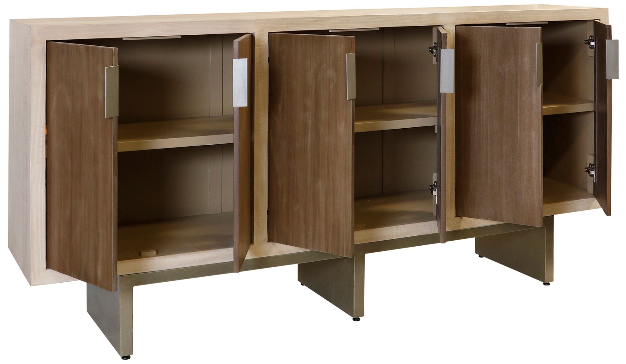 Image 2 StyleCraft 84 x 40 Natural, Cherry, Grey Console more views