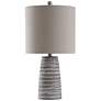 2_Stylecraft Aaron 24" High Modern Gray Washed Ceramic Table Lamp