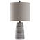Stylecraft Aaron 24" High Modern Gray Washed Ceramic Table Lamp