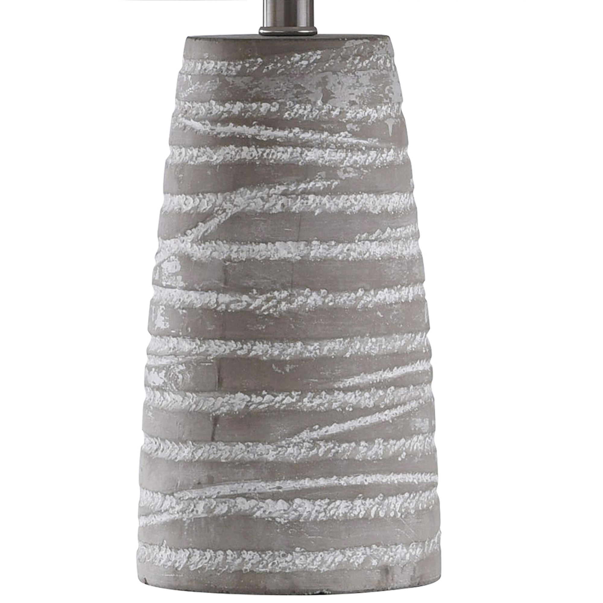 Stylecraft Aaron 24" High Modern Gray Washed Ceramic Table Lamp